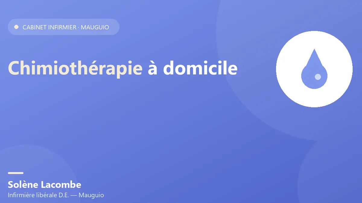 Chimiothérapie à domicile à Mauguio : débranchement d'un diffuseur