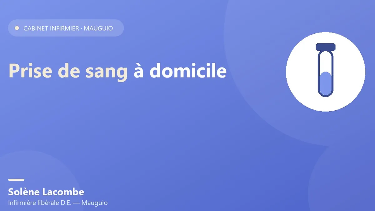 Prise de sang à domicile à Mauguio