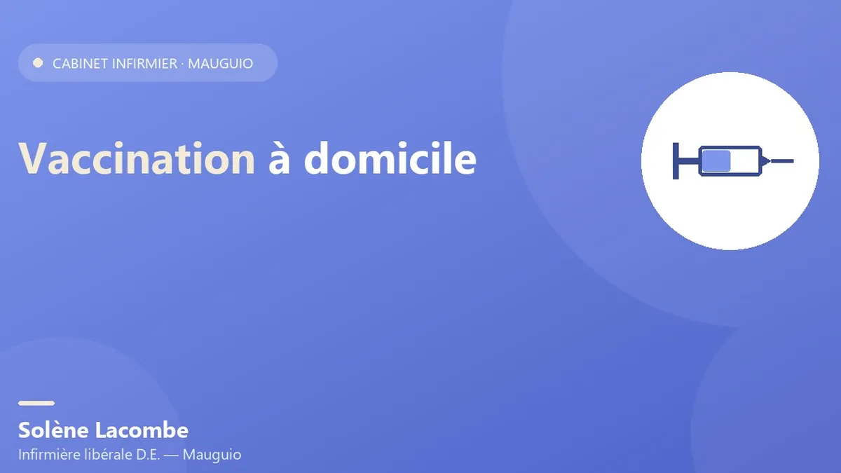 Vaccination à domicile à Mauguio
